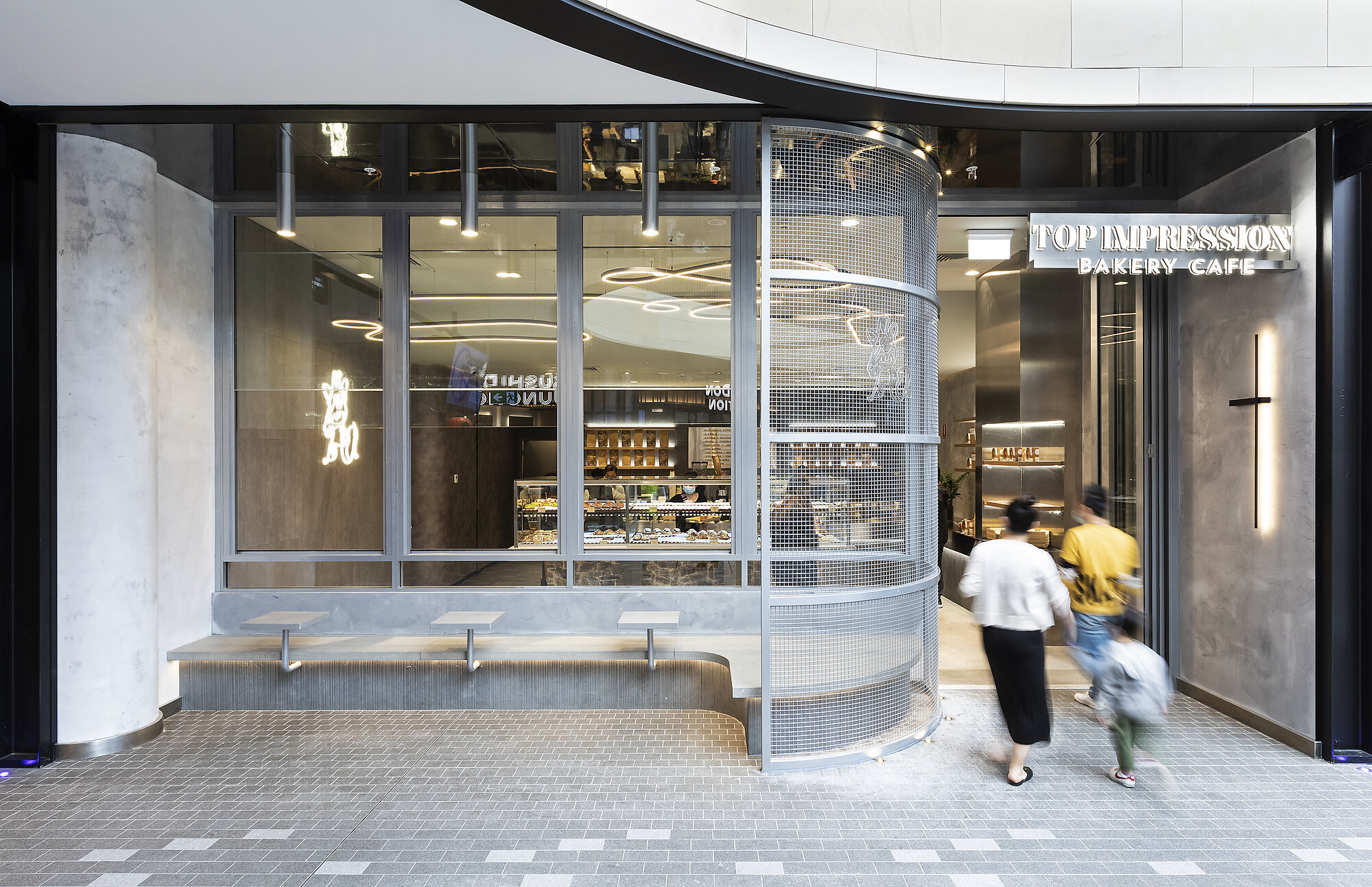 Interior photograph of Top Impression Bakery Cafe by Andrew Worssam Photography